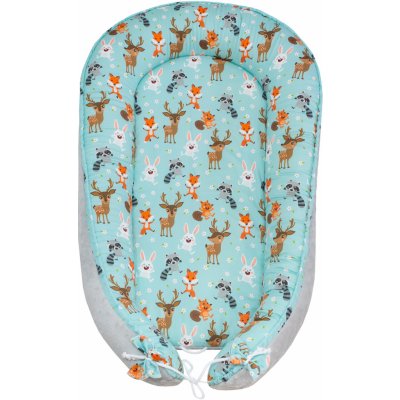 ESITO Luxusní hnízdo Minky Bamboo Forest stříbrná – Zboží Mobilmania