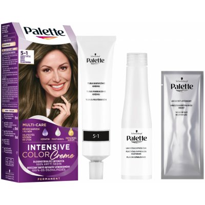Palette Intensive Color Creme barva na vlasy ledový světle hnědý 5-1 – Sleviste.cz