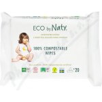 Eco by Naty vlhčené ubrousky Naty bez vůně, 20 ks – Zbozi.Blesk.cz