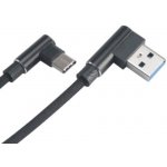 Akasa AK-CBUB39-10BK USB2.0 Typ-A na Typ-C, 100cm, černý – Zboží Živě