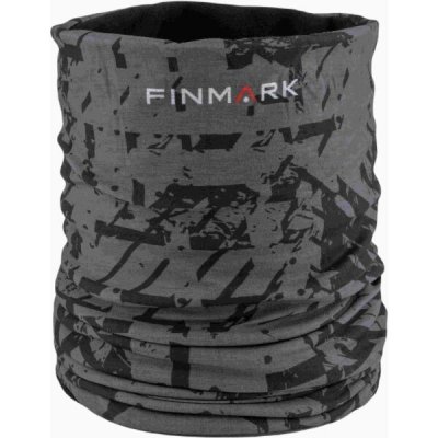 Finmark multifunctional scarf with fleece multifunkční šátek šedá – Zboží Dáma