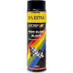 Motip High Gloss Black černý lesklý akrylový lak 500 ml – Sleviste.cz