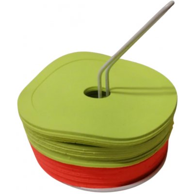 MERCO Značky na podlahu kruh sada 24 ks Barva: žluto-oranžová – Zboží Dáma