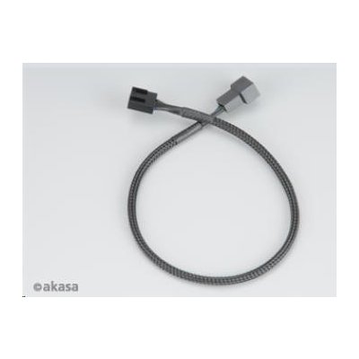 AKASA prodlužovací kabel k PWM ventilátoru, 30cm (4pin pro PWM, 3pin ventilátory) AK-CBFA01-30 – Hledejceny.cz