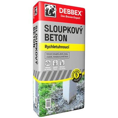 Den Braven Sloupkový beton rychletuhnoucí 25 kg – Sleviste.cz