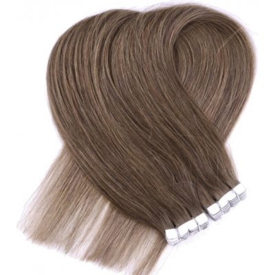 Vlasové PU pásky MINI Tape in na prodlužování vlasů 30cm 10A popelavá blond – Zboží Dáma