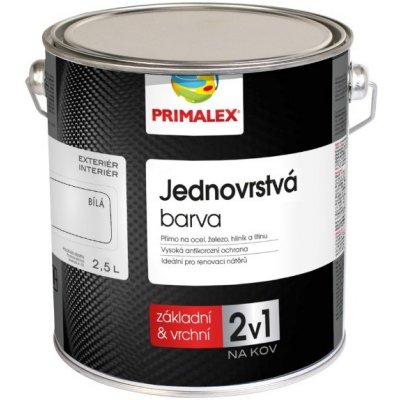 Primalex 2v1 na kov 0,75L Šedá tmavá – Hledejceny.cz