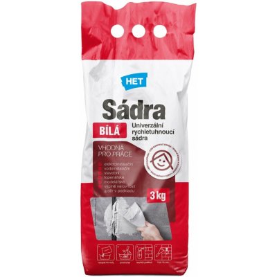 Sádra bílá – 3 kg – Zbozi.Blesk.cz