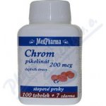 MedPharma Chrom pikolinát 200 µg 107 tablet – Sleviste.cz