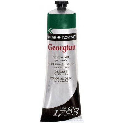 Olejová barva Daler-Rowney GEORGIAN 75 ml 361 Phthalo green – Sleviste.cz