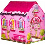 ECOTOYS Dětský stan na hraní s tunelem Domeček – Sleviste.cz