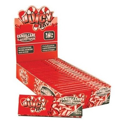Juicy Jay's ochucené krátké papírky candy cane 32 x 24 ks