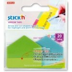 Hopax Stick'n Arrow Tabs - samolepicí záložky - 38 × 38 mm, zelené/sv. modré – Sleviste.cz