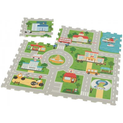 LUPILU Puzzlové podložky (silnice) – Sleviste.cz