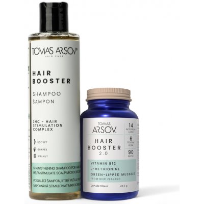 Tomas Arsov Hair booster šampon 250 ml + Hair booster 2.0 doplněk stravy pro podporu růstu vlasů 90 kapslí – Hledejceny.cz