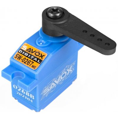 SAVOX SW-0267MG WATERPROOF IP67 Digitální servo 6,0kg-0,135s/60° – Zbozi.Blesk.cz