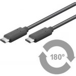 Sandberg 136-09 USB-C samec - USB-C 3.1 samec Gen.2, 2m, černý – Zbozi.Blesk.cz