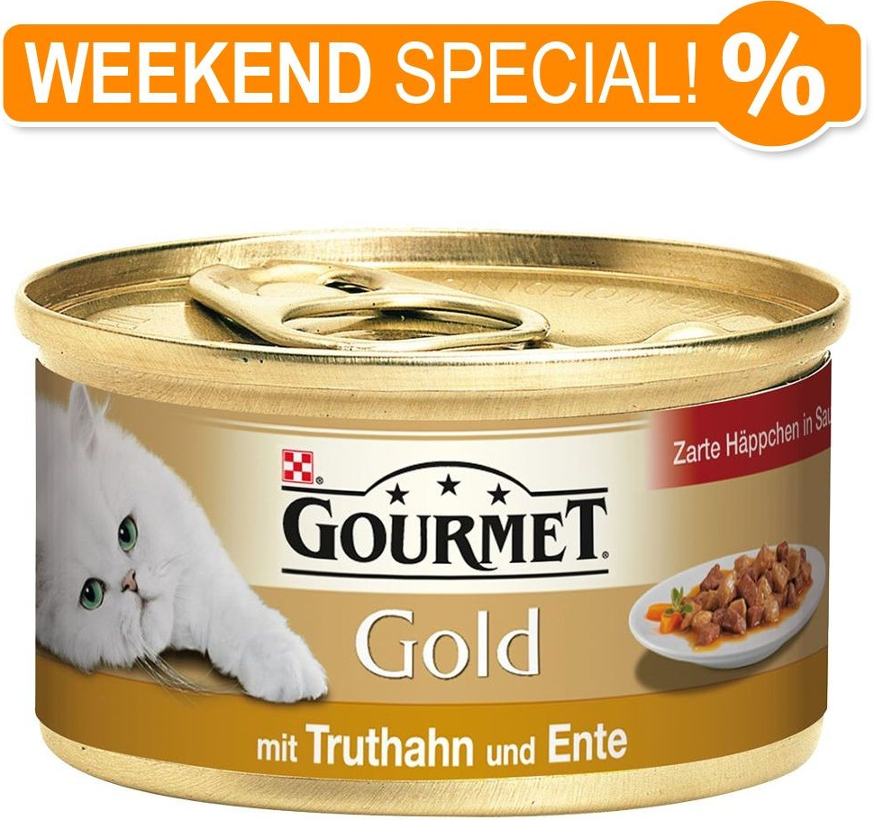 Gourmet Gold jemné kousky kuře & játra 12 x 85 g