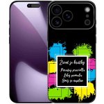 mmCase na iPhone 17 Pro Max - citát 5 černé pozadí – Zboží Mobilmania