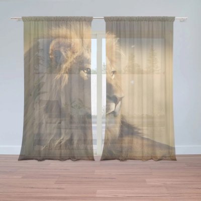 Záclony Lev 3: 2 ks - 150x250 cm - Sablio – Hledejceny.cz