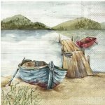 Ubrousek 33x33 cm LODIČKY – HobbyKompas.cz