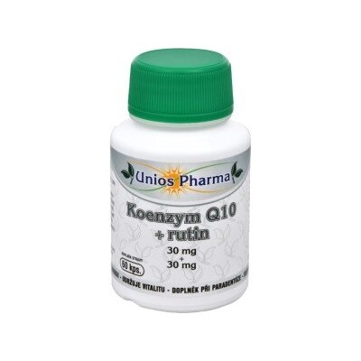 Koenzym Q10 + rutin 60 tobolek – Hledejceny.cz