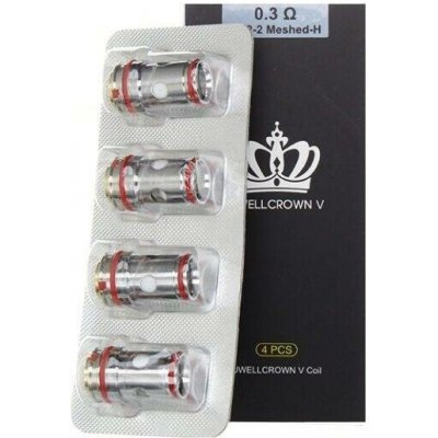 Uwell Crown V Coil UN2-2 mesh 0.3 ohm 4 ks – Hledejceny.cz