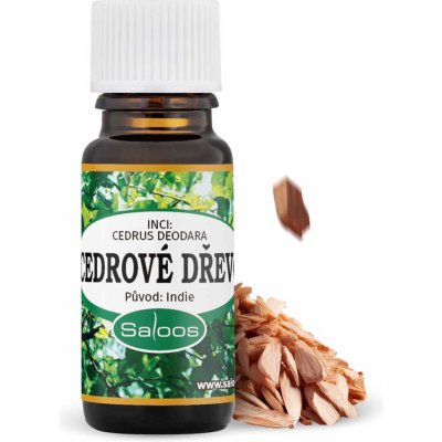 Saloos Bio Cedrové dřevo esenciální olej 5 ml – Hledejceny.cz