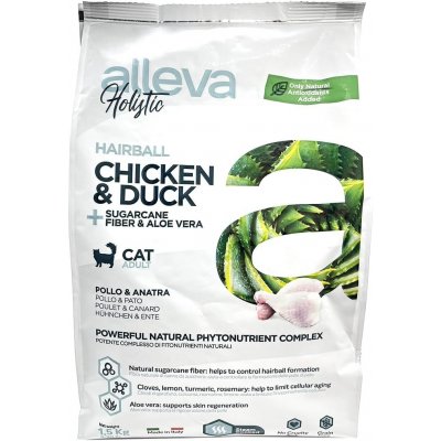 Alleva Holistic Cat Hairball Chicken & Duck 5 kg – Zboží Mobilmania