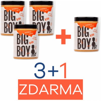 Big Boy arášídové máslo jemné 1 kg – Zboží Mobilmania