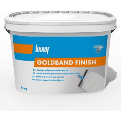 Knauf Goldband Finish Spárovací stěrka sádrokartonářská finální, 8 kg 679710 – Hledejceny.cz