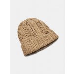 Under Armour Halftime Cable knit dámská zimní čepice hnědá – Sleviste.cz