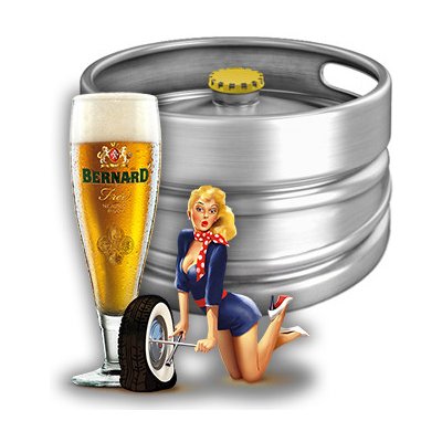 Bernard Free nealkoholické světlé 15 l (sud) – Zboží Dáma
