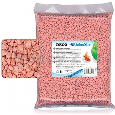 Unionstar štěrk Deco růžový 4-7 mm, 2 kg – Zboží Mobilmania