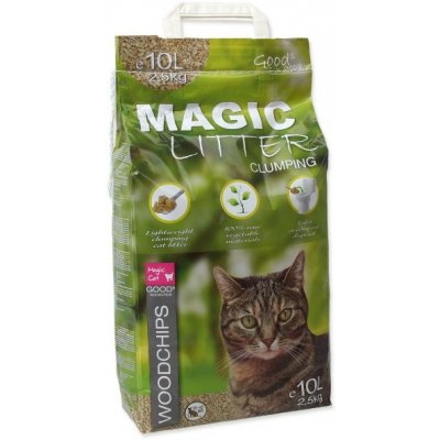 Magic Cat Magic Litter Woodchips 10 l 2,5 kg – Zboží Mobilmania