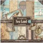 Stamperia Sada oboustranných papírů 20x20cm Sea Land (10ks) – Zboží Dáma