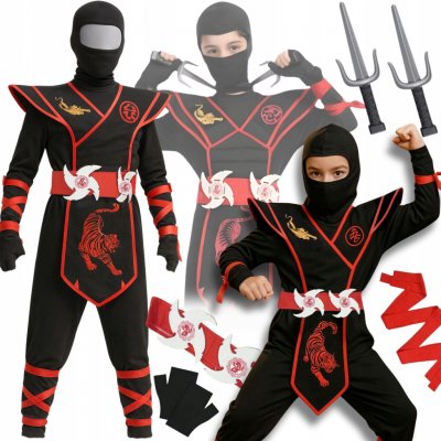 NINJA DÝKY SHURIKENY BOJOVNÍK PŘEVLEK NA PLES – Zboží Mobilmania