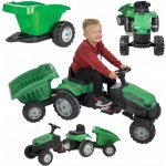 Woopie GoTrac Traktor s přívěsem na pedály Maxi zelený – Zboží Dáma