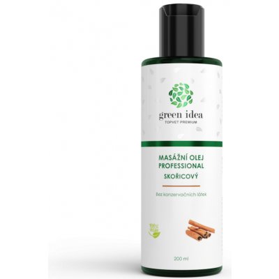 Green idea skořicový masážní olej 200 ml – Hledejceny.cz