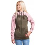 Meatfly dámská technická mikina Alisha Hoodie 23/24 Powder Pink/Olive – Zboží Mobilmania