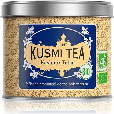 Kusmi Tea Sypaný černý čaj Kashmir Tchai Bio kovová dóza 100 g – Zboží Mobilmania