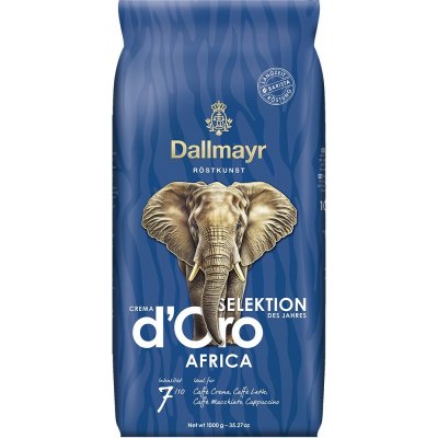 Dallmayr Crema D'oro Africa výběr roku 2024 zrnková 1 kg – Hledejceny.cz