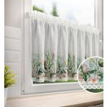 Dekorační krátká vitrážová záclona do kuchyně BLANKA 150x60 cm MyBestHome – Hledejceny.cz