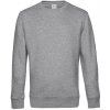 Pánská mikina B&C Unisex mikina WU01K Heather Grey