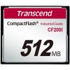 Paměťová karta Transcend CompactFlash 512MB Industrial TS512MCF200I