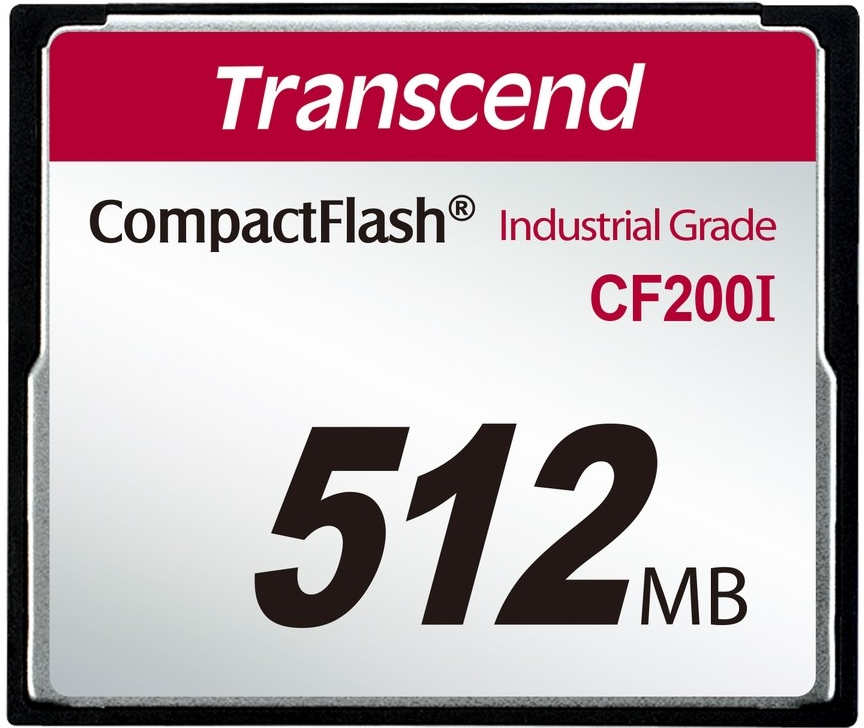 Transcend CompactFlash 512MB Industrial TS512MCF200I