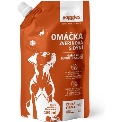 Yoggies omáčka se zvěřinou a dýní 150 ml – Zbozi.Blesk.cz