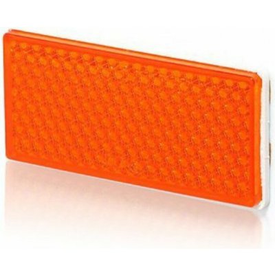 Carvin Odrazka hranatá samolepící 105x48mm oranžová – Hledejceny.cz