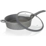 Banquet hluboká s nepřílnavým povrchem a stříkaným dnem GRANITE poklice 28 cm – Zboží Dáma Banquet hluboká s nepřílnavým povrchem a stříkaným dnem GRANITE poklice 28 cm – Zboží Dáma