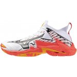 Mizuno Wave Stealth Neo 2 White/Fiery Coral 2/Citrus – Zboží Dáma